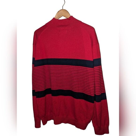 Nautica Navtech Men's Big & Tall 1/4 Zip Cotton Blend Pullover Sweater Size XXL - Picture 3 of 7